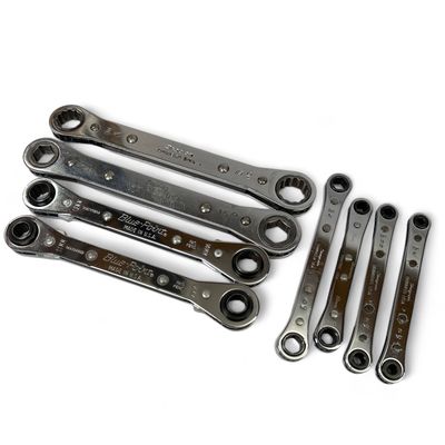 Snap On 8pc Metric Ratcheting Wrench Set (4-18mm)