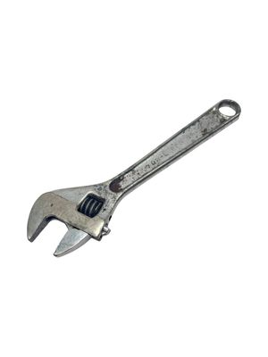 Click-Stop USA Adjustable Wrenches, 8” , 1 1/8 in Opening, Chrome, 708LA