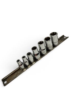 Snap On 7pc Combination Drive TORX Shallow Socket Set (E5-E16), 210AFLEY