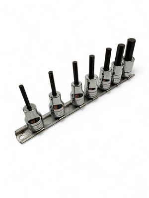 Snap On 7 pc 3/8" Drive SAE Standard Hex Bit Socket Set (9/64-3/8"), 208EFAY