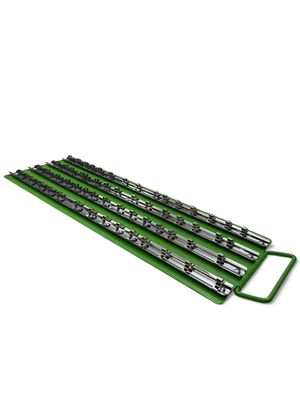 Cornwell 1/4” Green Socket Rack Tray, CTG444G14