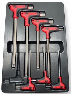Mac Tools R.B.R.T Metric T-Handle Hex Key Set, SHKTM8RBRT Mac Tools R.B.R.T Metric T-Handle Hex Key Set, SHKTM8RBRT