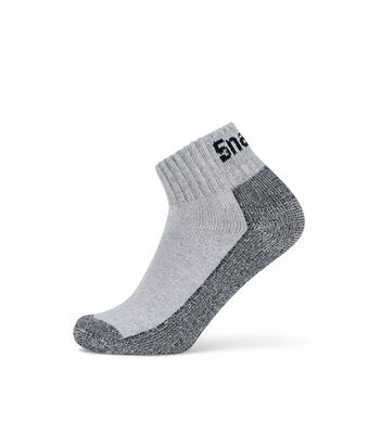 Snap On 12pk Grey Cotton Ankle Socks (SIZE L)