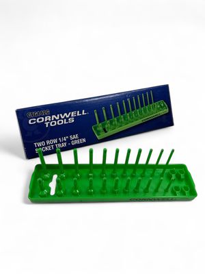 Cornwell 1/4” Drive Two Row Socket Tray, CTG142G