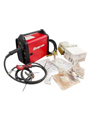 Snap On Synergic Inverter MIG Welder, MIG160i Gas/ Gasless Wire Welder + Many Extras Snap On Synergic Inverter MIG Welder, MIG160i Gas/ Gasless Wire Welder + Many Extras