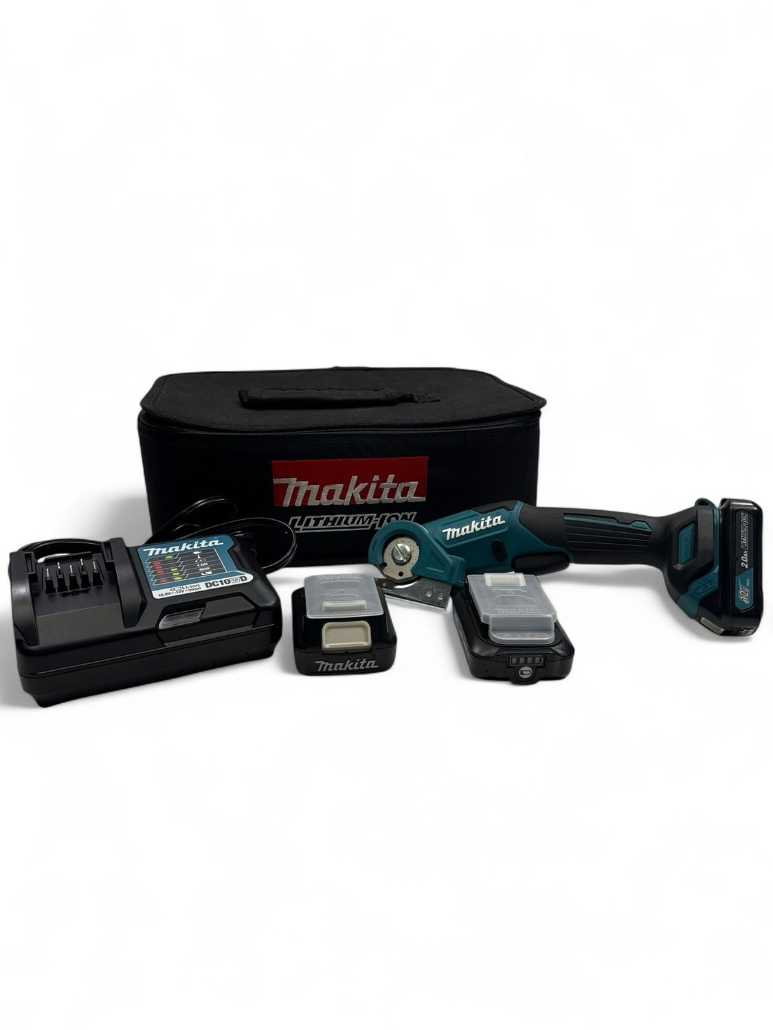 Makita 12V max CXT® Lithium‑Ion Cordless Multi‑Cutter Kit (2.0Ah), PC01R3