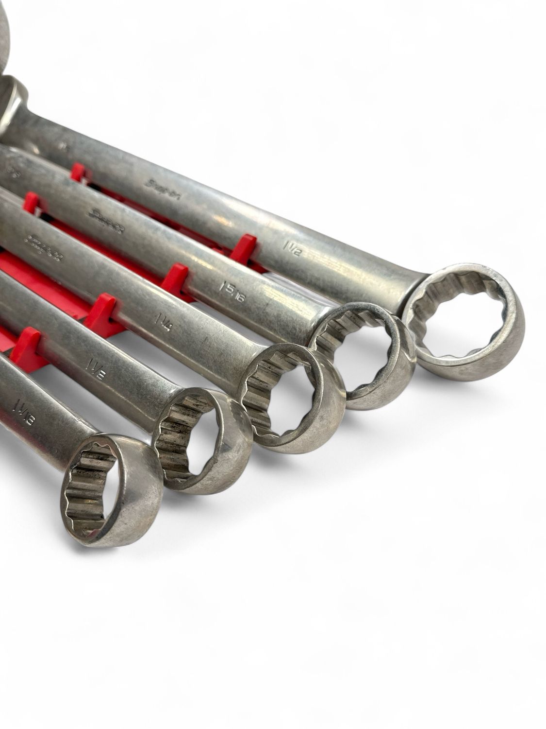 Snap On 5pc Large SAE Flank Drive Combination Wrench Set (1-1/6