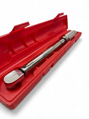 Snap On 3/8" Drive SAE Adjustable Click-Type Fixed Torque Wrench (20–100 ft-lb), QD2100