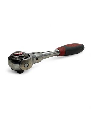 Mac Tools 1/4 Mac Tools 1/4" Drive 7” Bi-Material Swivel-Head Ratchet, MR100SPA