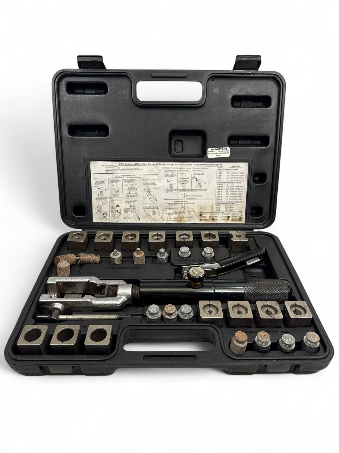 Mastercool Universal Hydraulic Flaring Tool Set, 71475