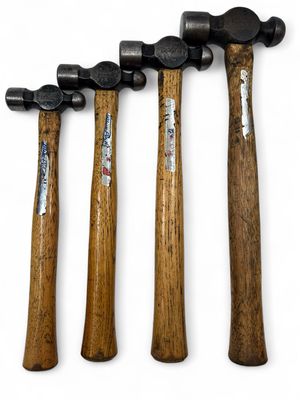 Ball Point 4pc Ball Peen Hickory Hammer Set Ball Point 4pc Ball Peen Hickory Hammer Set