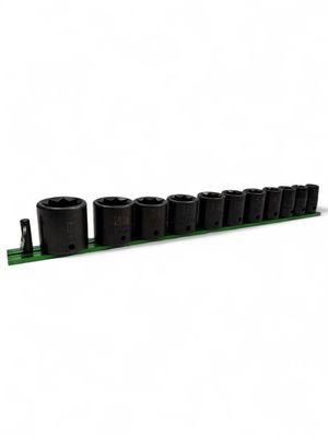 Cornwell USA 11pc 1/2” Drive SAE Triple Square 8pt Socket Set