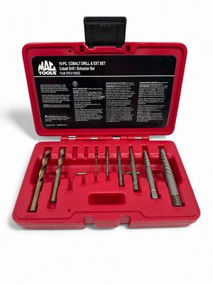 Mac Tools 9pc Combination Extractor And Cobalt Alloy Steel Brill But Set, SPEX10MDS Mac Tools 9pc Combination Extractor And Cobalt Alloy Steel Brill But Set, SPEX10MDS