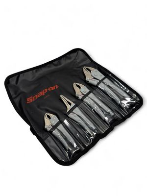 Snap On 4 pc Locking Pliers Combination Set, LP404