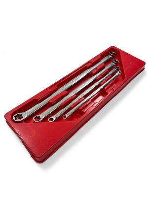 Snap On 4pc E-TORX® Long 10° Offset Box Wrench Set (E5-E20), XLE605