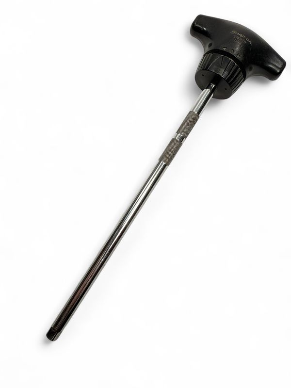 Snap On 1/4” Drive Ratcheting T-Handle Driver (Black), TMRT8