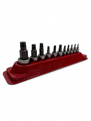 Snap On 11 pc Combination Drive TORX Plus® Bit Socket Driver Set