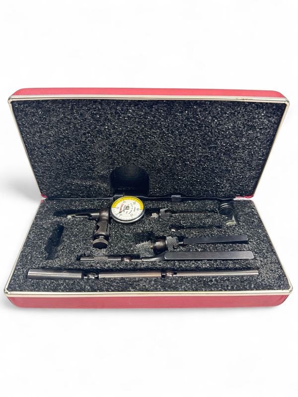 Starrett Swivel-Head Dial Test Indicator: 0 mm to 0.7 mm, Swivel Head, Metric, 0.001 in, 711MGCSZ