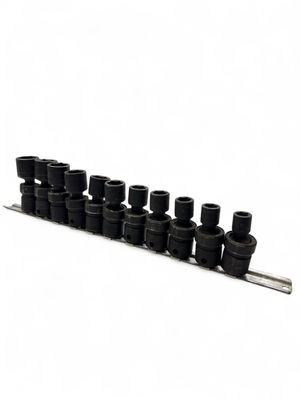 Snap on 11pc 3/8" Drive 6-Point Metric Flank Drive® Shallow Impact Swivel Socket Set (8,10-19), 212IPFM