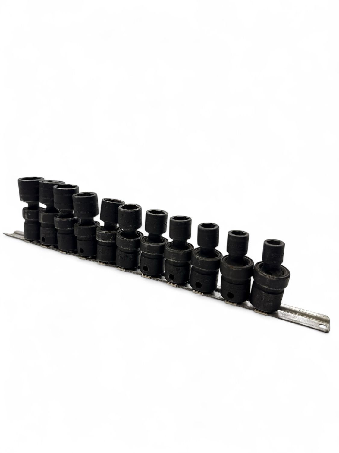 Snap on 11pc 3/8" Drive 6-Point Metric Flank Drive® Shallow Impact Swivel Socket Set (8,10-19), 212IPFM