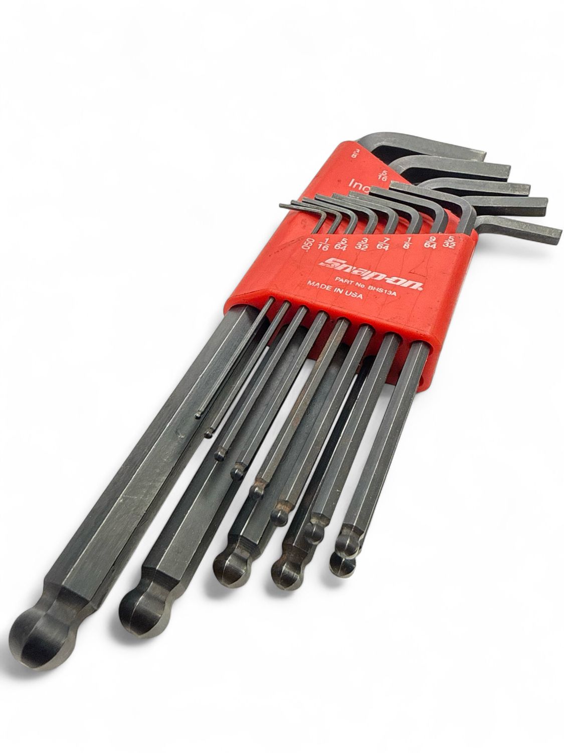 SnapOn 13213 JH Williams Ball End Hex Key Set, 13-Piece by Snap-on