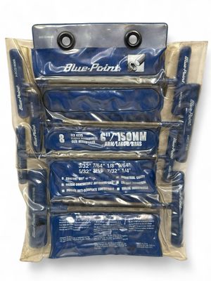 Blue Point 8pc T-Shaped Combination Wrench Hex Set (3/32” - 1/4”)