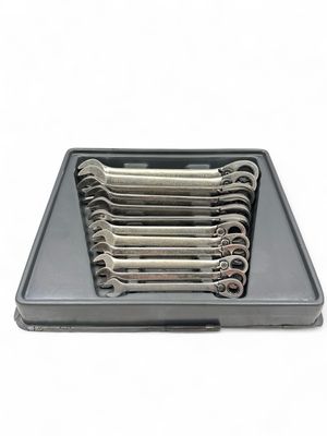 Blue Point 12 Pc. 12-Point Metric 15° Offset Ratcheting Combination Wrench Set (8-19 mm) BOERM712