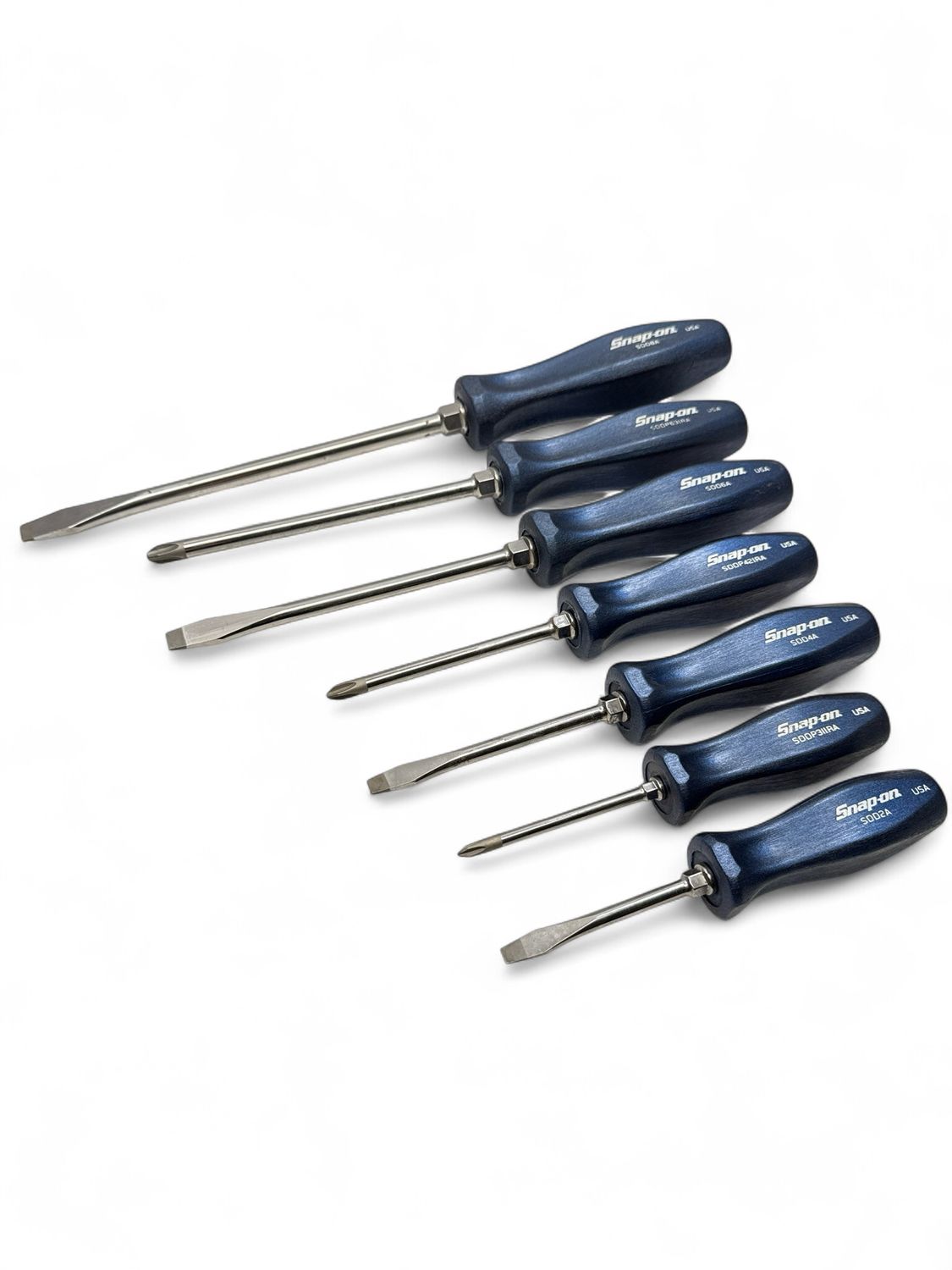 Snap On 7pc Hard Handle Combination Screwdriver Set, SDDX70AMB - Shop ...