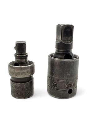 Snap On 2 pc Combination Drive Impact Universal Joint Set (3/8 and 1/2" Drive), 202IP