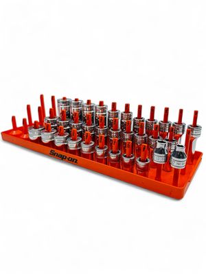 Snap On 32pc 3/8” SAE Shallow, Semi-Deep, & Deep 6pt Flank Drive Socket Set, 211FSY 211FSSY 211SFSY