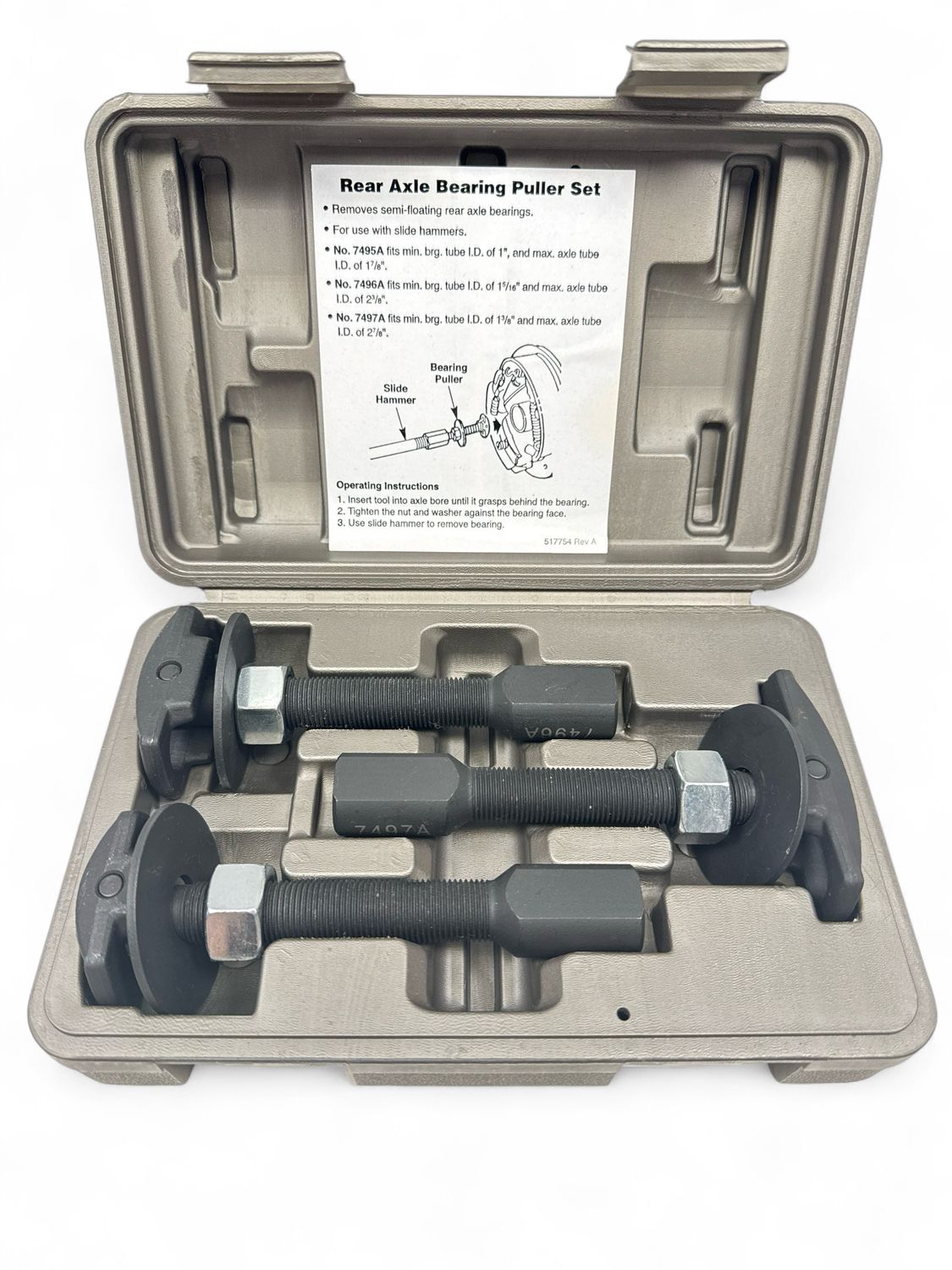 OTC Rear Axle Bearing Set, 7494A