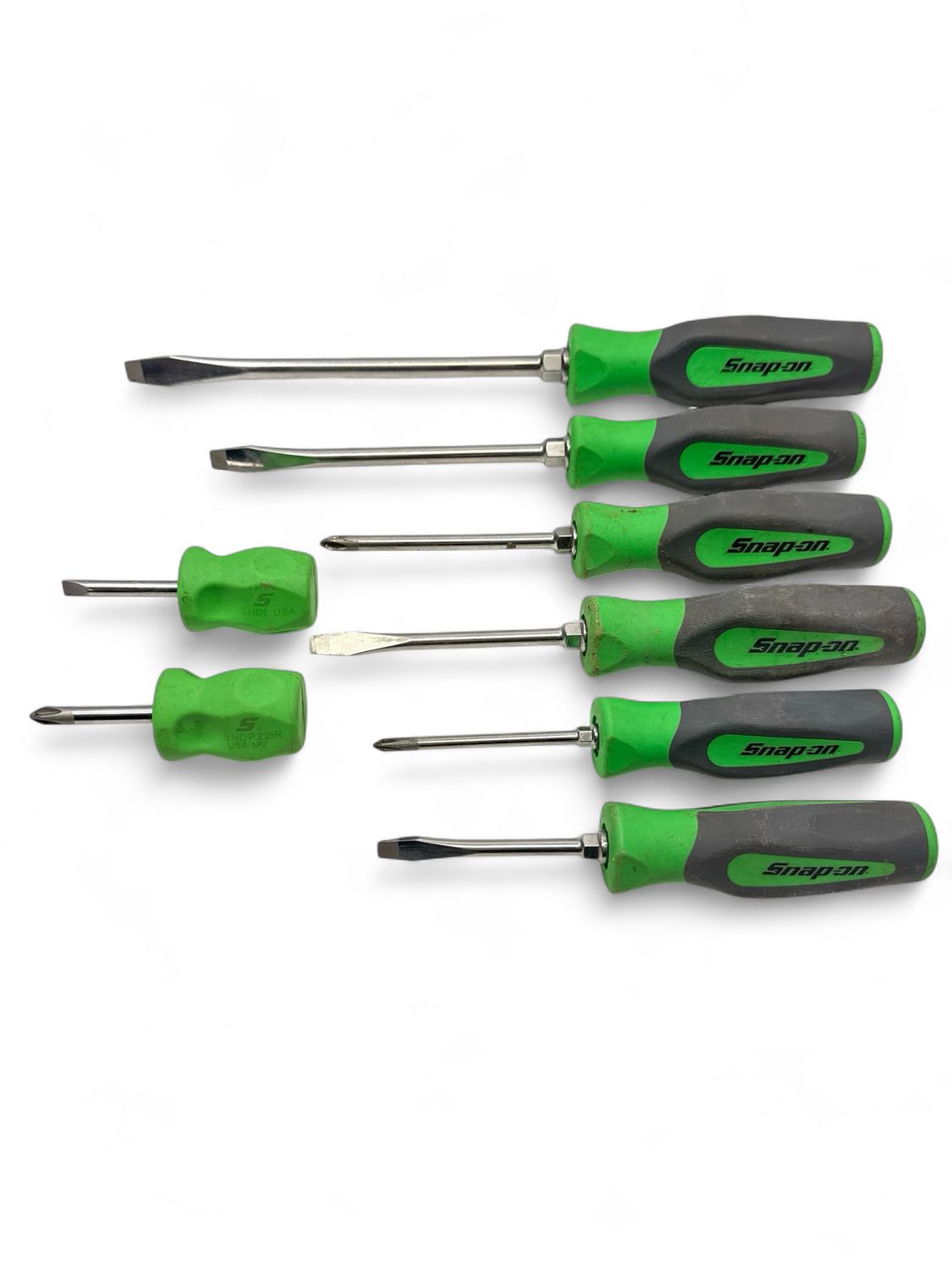 Snap On 8 Pc. Instinct Hard Grip Combination Screwdriver Set, SHDX80G
