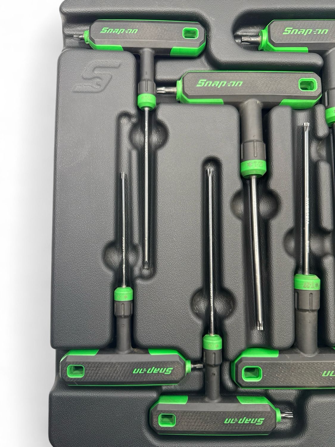 Snap On 8pc Torx Head T-Shaped/L-Shaped Combination Wrench Set