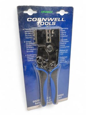 Cornwell Double Ended Quick-Change Ratcheting Crimper, CTGQRCD