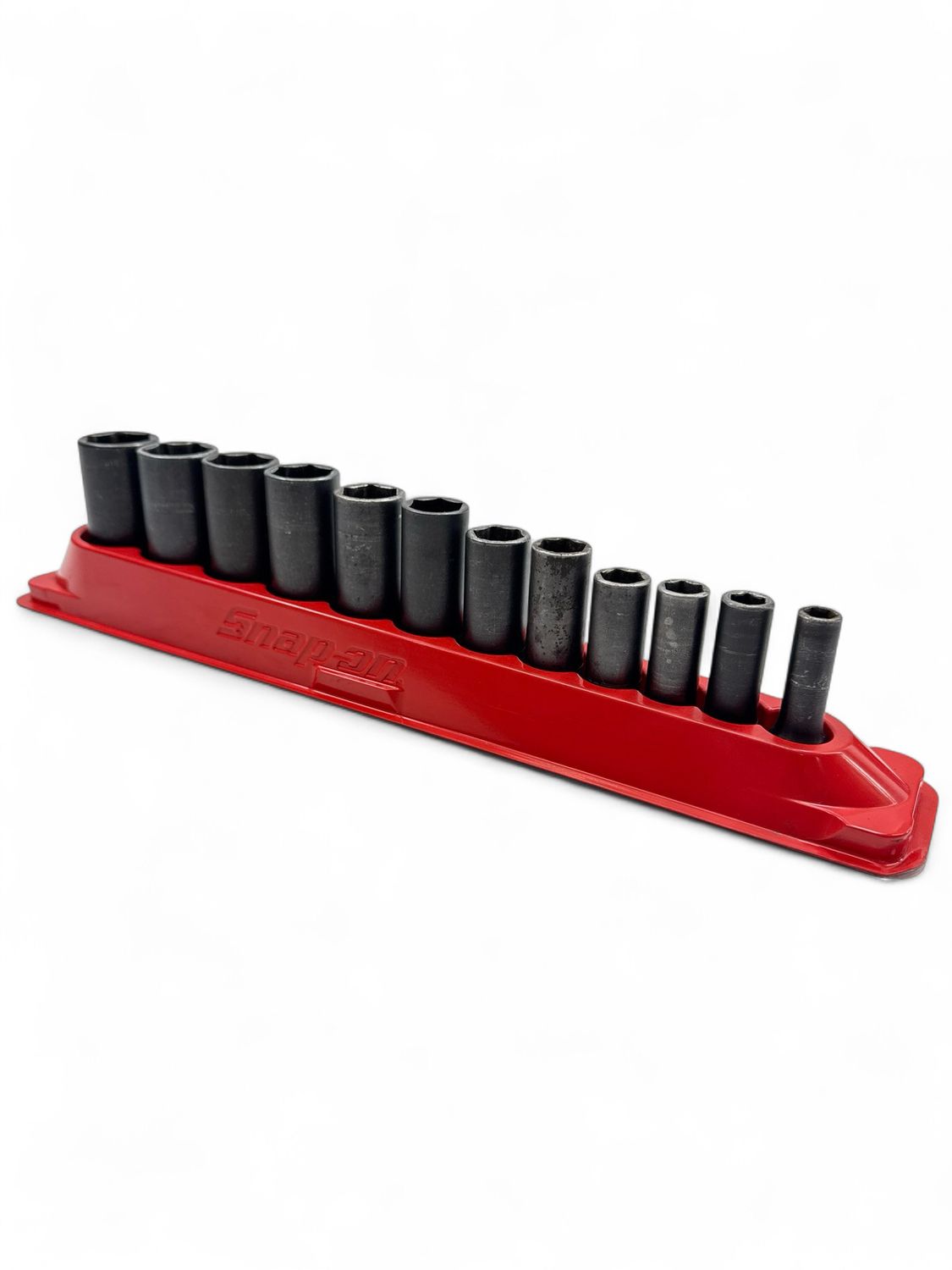 Snap On 12 pc 3/8" Drive 6-Point SAE Flank Drive® Deep Impact Socket Set (5/16-1"), 212SIMFYA