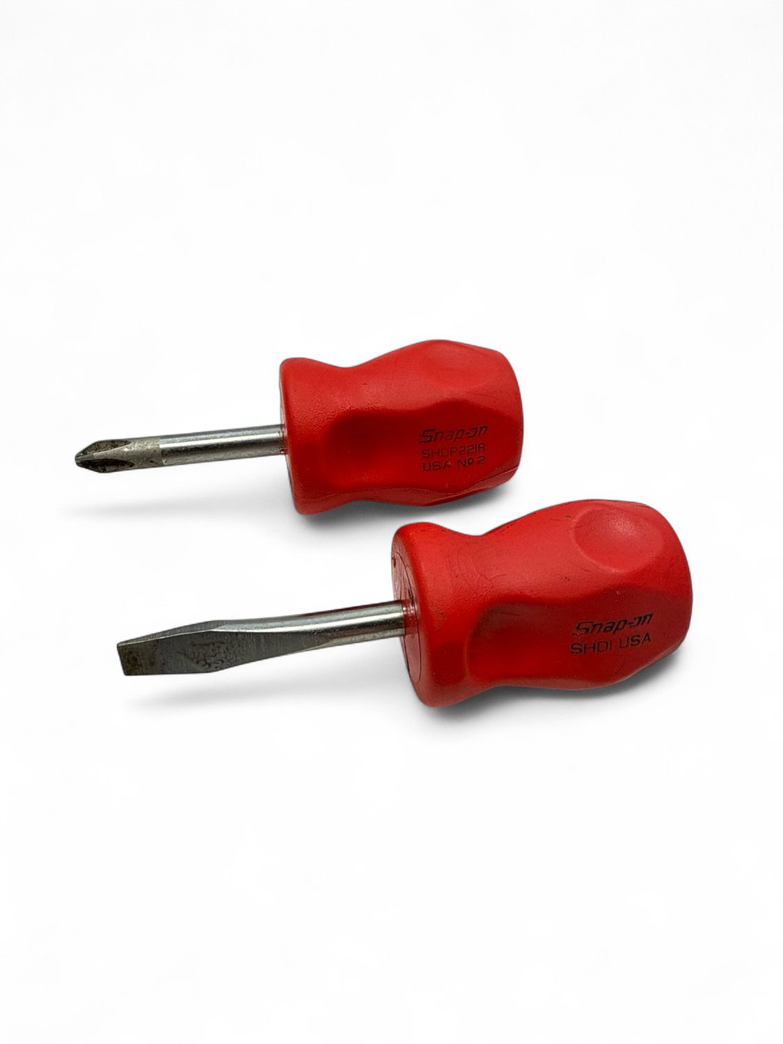 Snap On 2 Pc. Stubby Screwdriver Set, SHDP22IR & SHD1