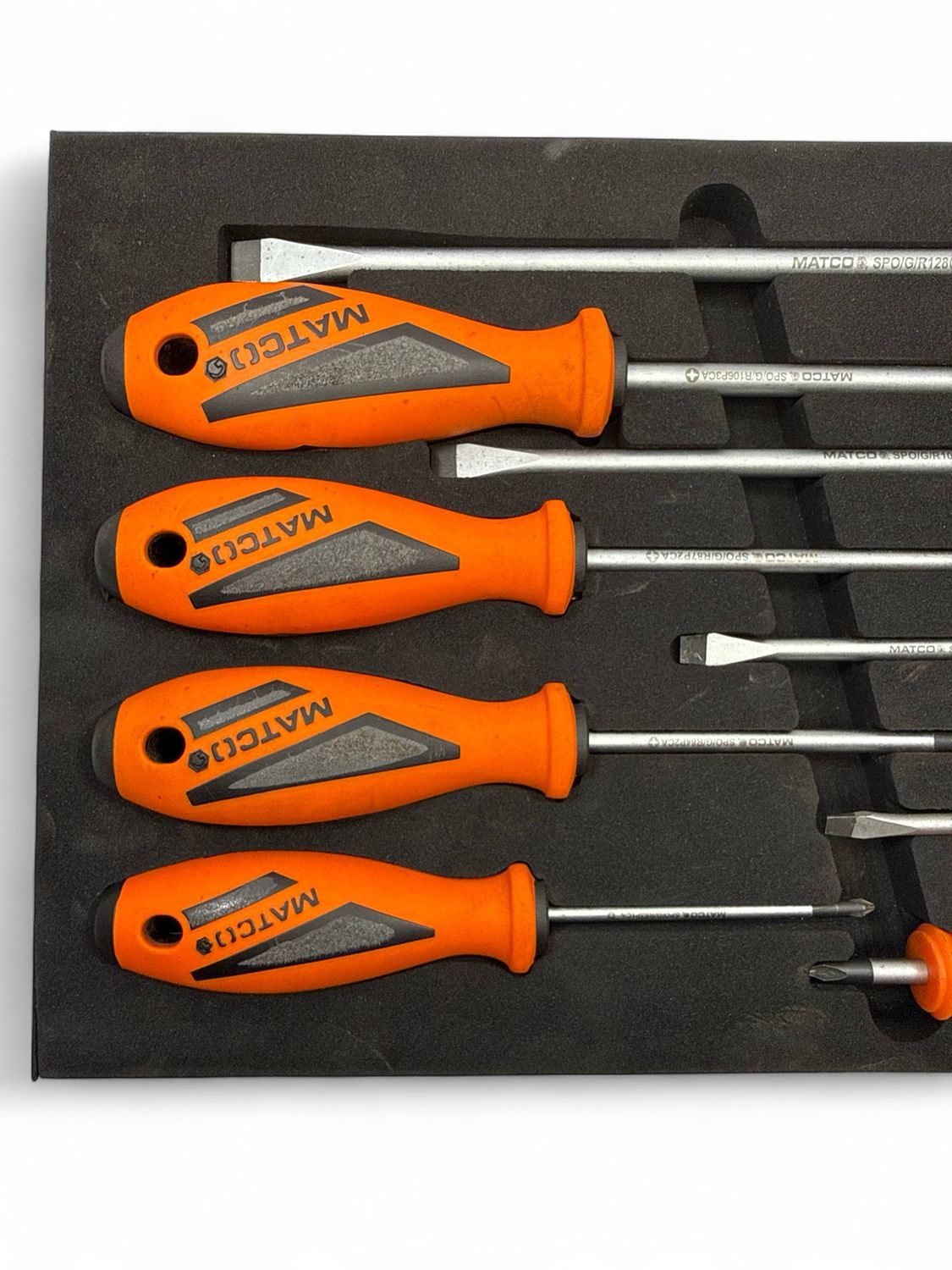 Matco Tools 10 Piece Top Torque II Premium Screwdriver Set (Orange