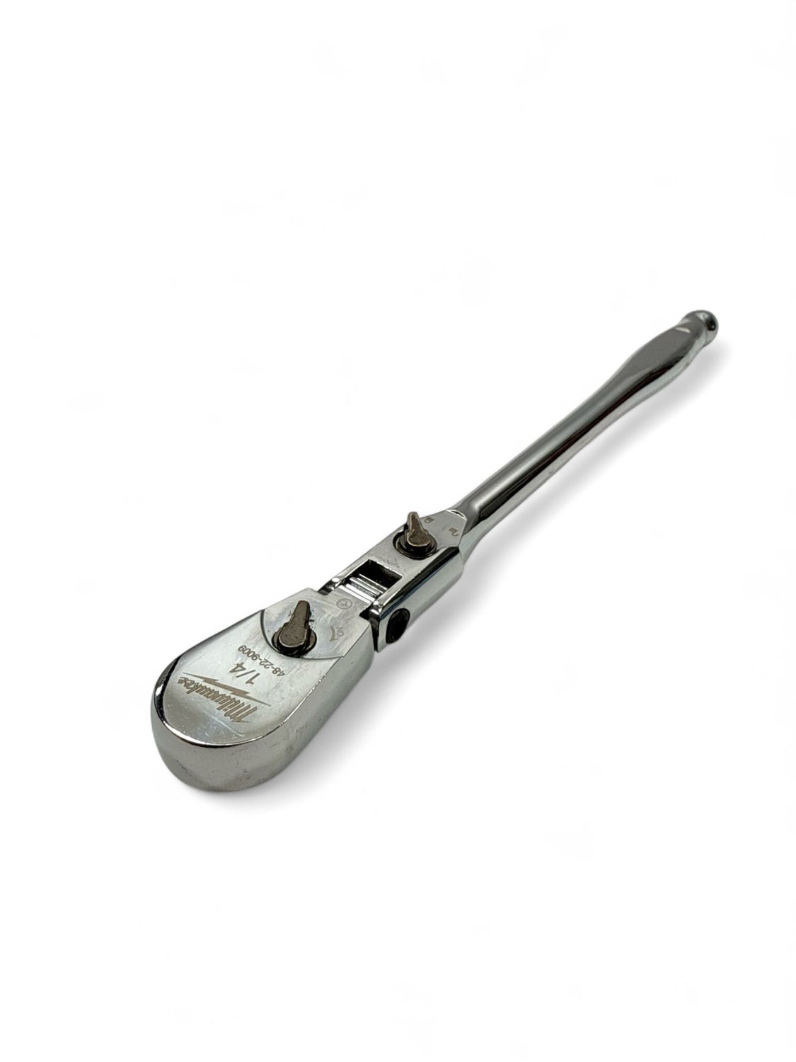 Milwaukee 1/4" Drive 9" Flex Head Ratchet, 48-22-9009