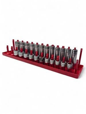 Snap On 26 pc 1/2" Drive 6-Point SAE Flank Drive® Deep & Shallow Socket Set (3/8-1-1/8"), 313TSYA & 313TWYA