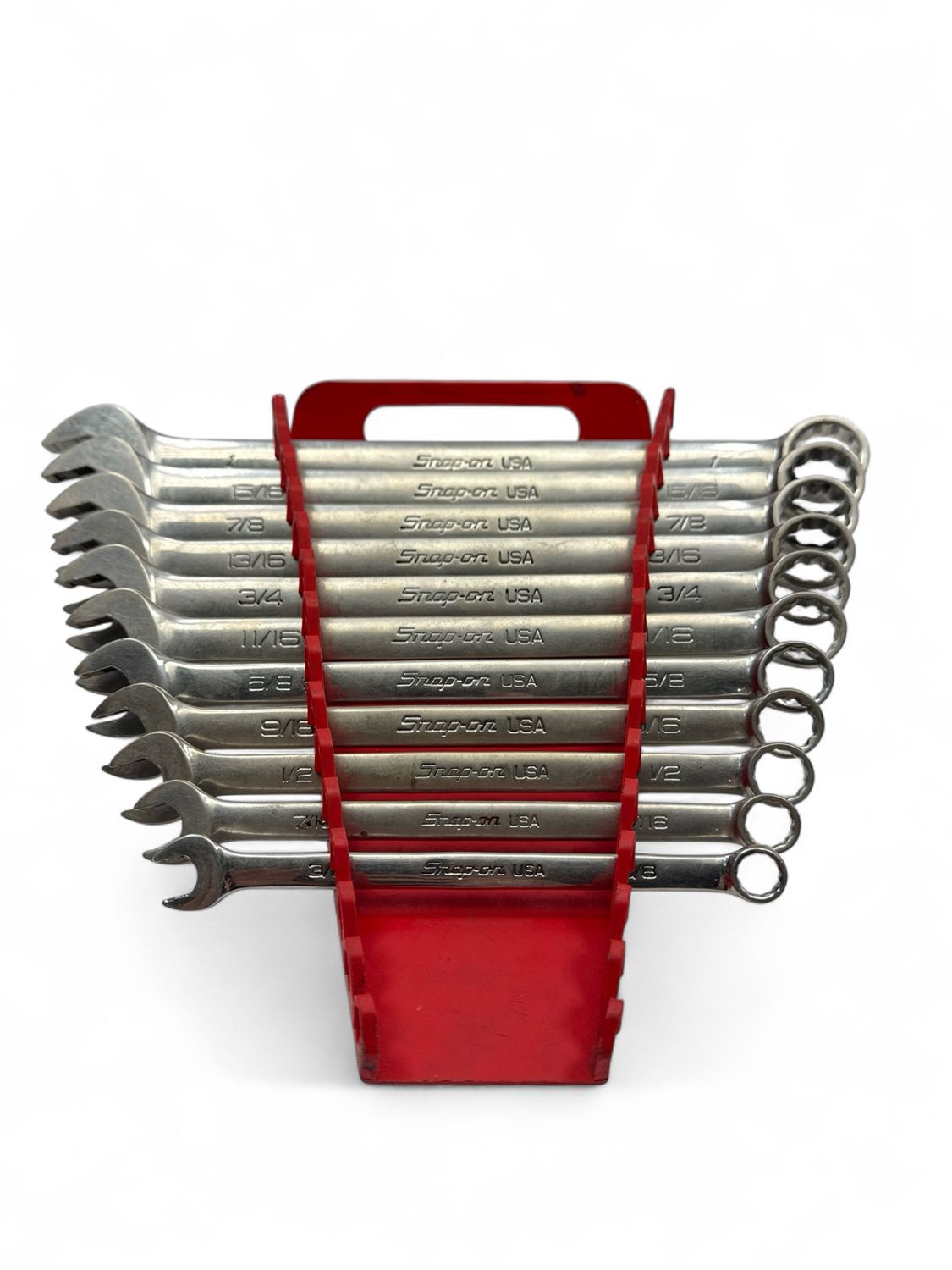 Snap On 10 Pc. 12-Point SAE Flank Drive Plus Combination Wrench Set ...