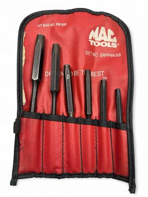 Mac Tools 6 Pc. Roll Pin Punch Set, SRPP6KSS