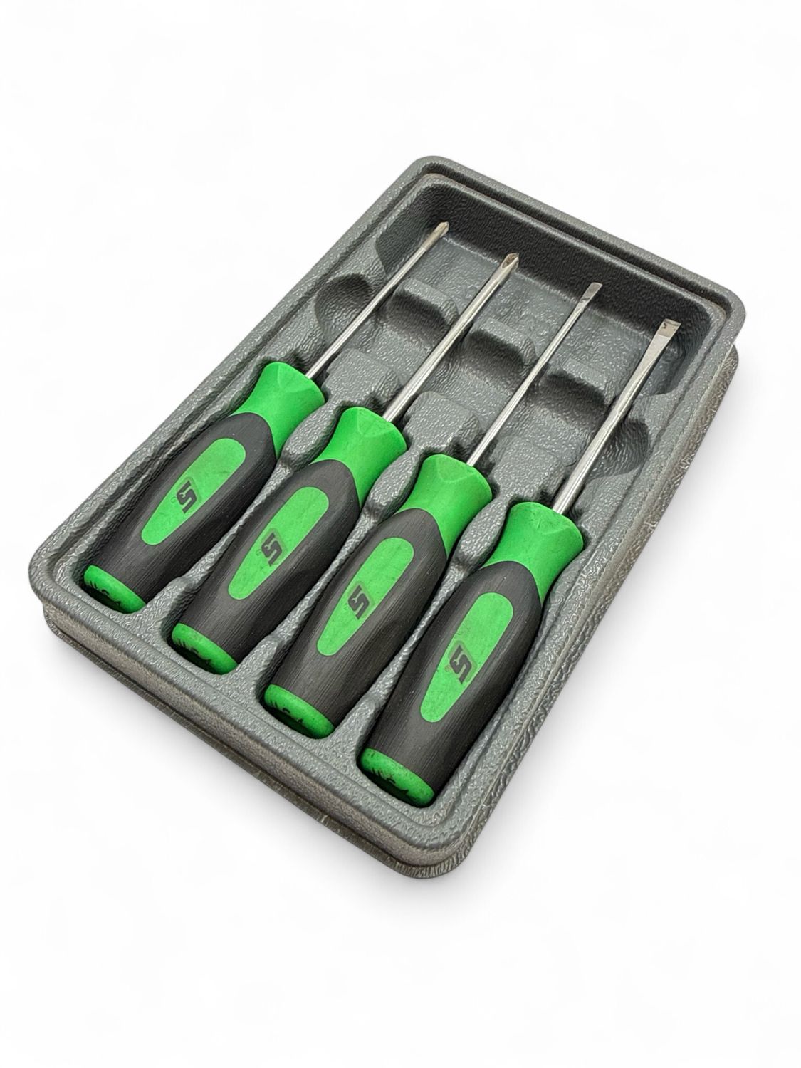 Snap On 4 pc Instinct Soft Grip Mini-Tip Combination Screwdriver Set ...