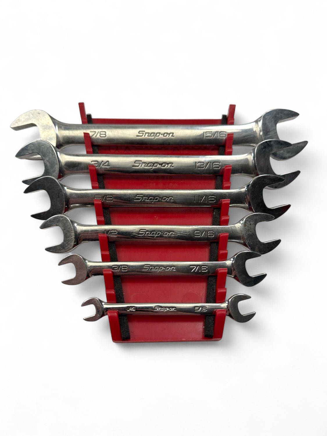 Snap On 6pc SAE Open-End Wrench Set (1/4-15/16"), VO806B