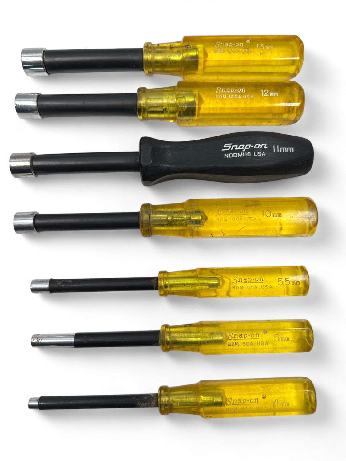 Snap On 7pc Metric Hard Grip Nut Driver Set (6-12mm)