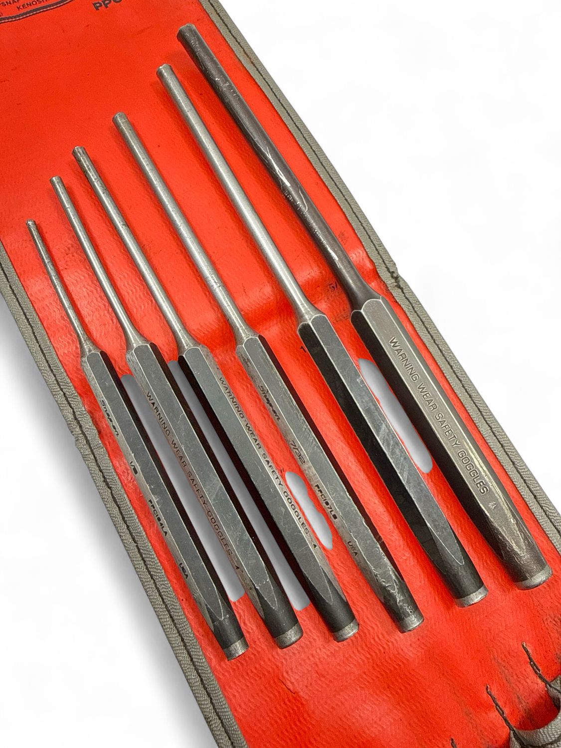 Snap On 6 pc Long Pin Punch Set, PPCL60AK