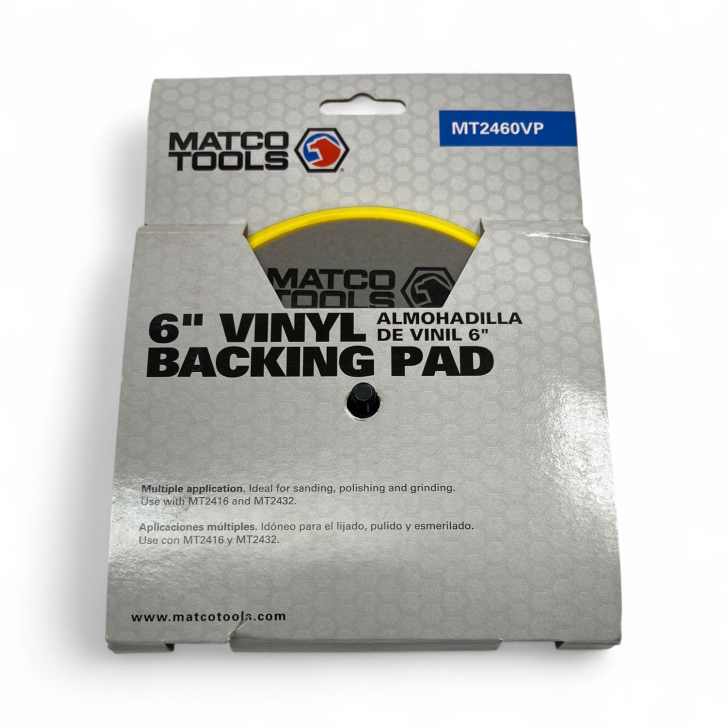 Matco 6” Vinyl Backing Pad, MT2460VP