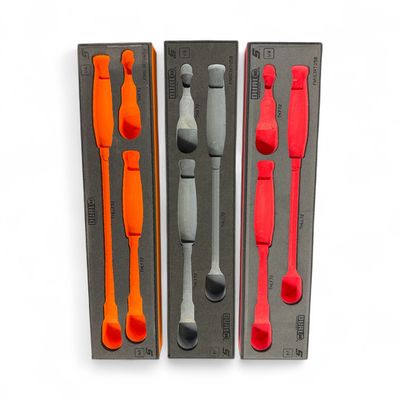 Snap On 1/4” Drive 3 pc Essential Soft Grip Ratchet Foam (FOAM ORGANIZER ONLY) FM103RT05B