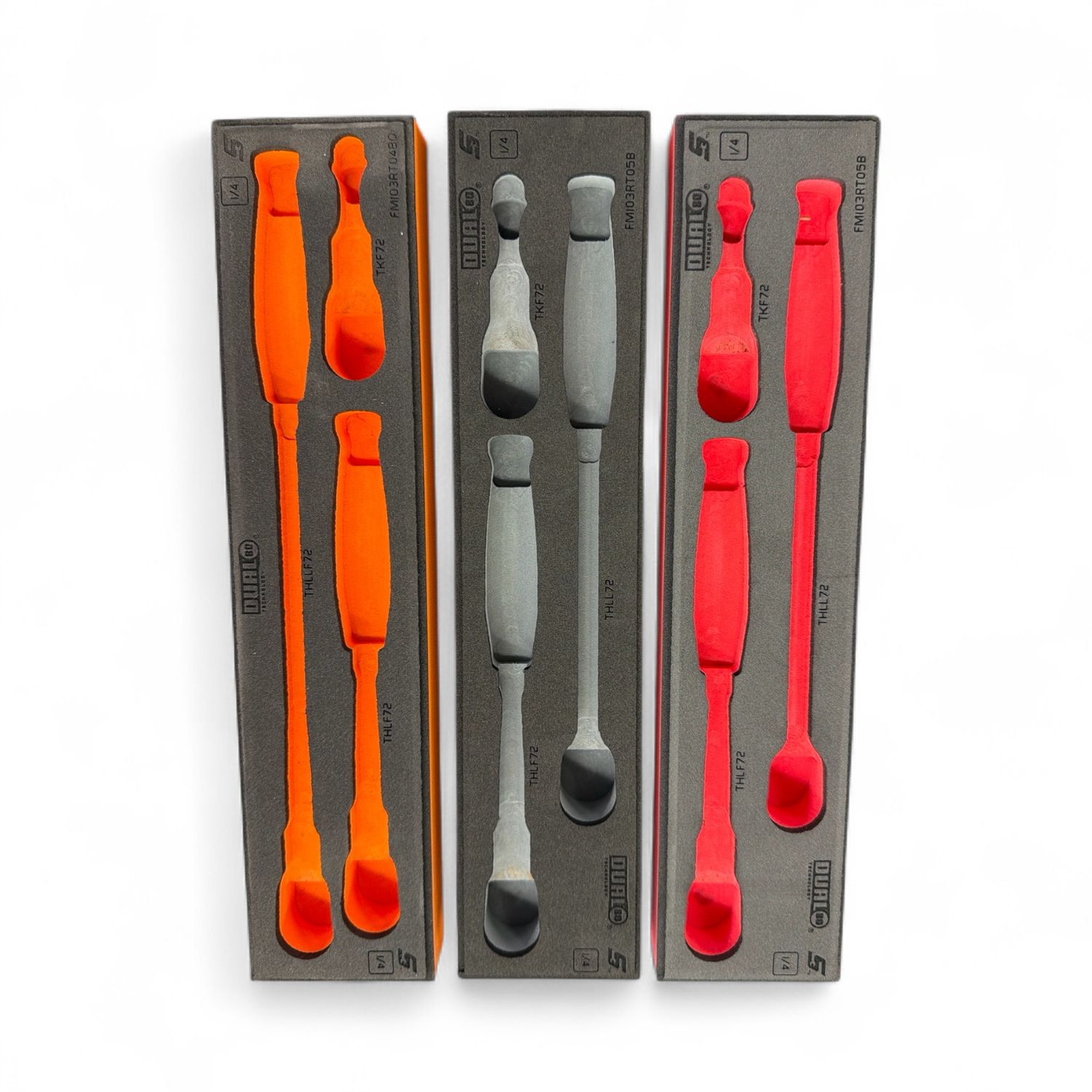Snap On 1/4” Drive 3 pc Essential Soft Grip Ratchet Foam (FOAM ORGANIZER ONLY) FM103RT05B