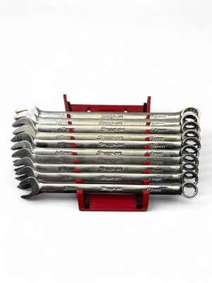 Snap On 10 pc 12-Point Metric Flank Drive® Combination Wrench Set (10–19 mm), OEXM710B