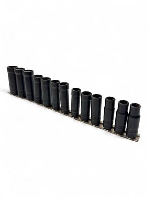 Blue Point 13 Pc. 3/8" Drive SAE Metric Deep Twist Impact Socket Set, 213TSFSYA